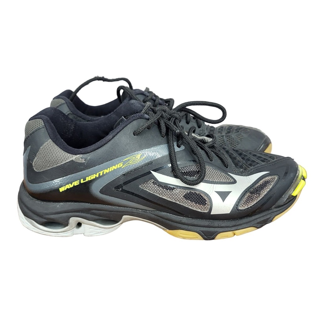 Mizuno Wave Lightning‎ Volleyball Shoes Womens 7.5 Black Sneakers 430228-9073